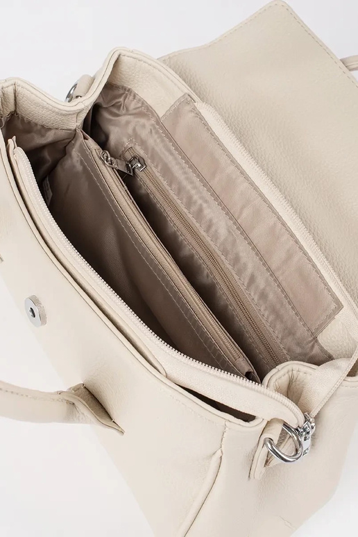 Valge naiste käekott rihmadega