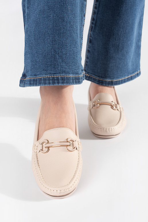 liiva värvi mokasiinid