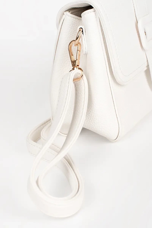 Valge väike käekott kuldsete...