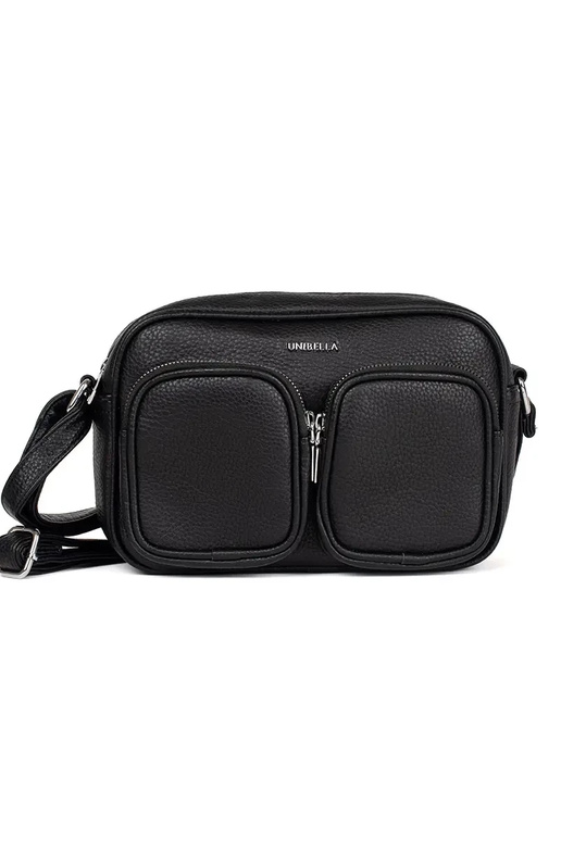 must väike kott taskutega