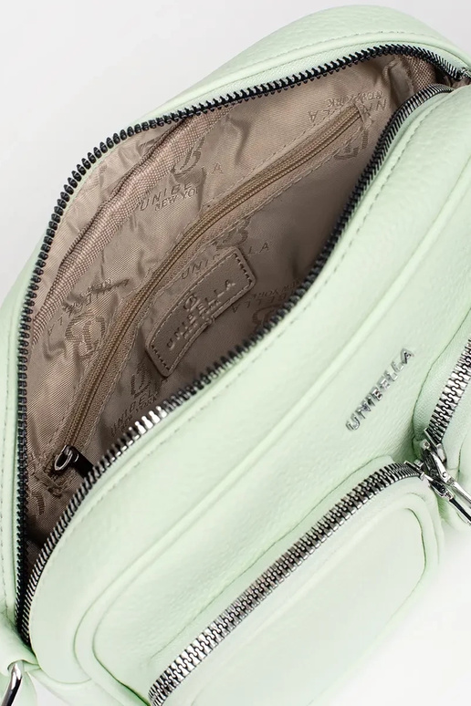 roheline väike kott taskutega