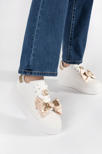 Valge-kuldne Sneakers mudel... 2
