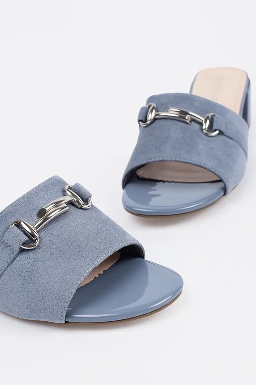 Sinised sussid kõrgel kontsal Sergio... Sinised sussid kõrgel kontsal Sergio...