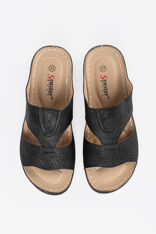 Mugavad sussid varustusega musta värv