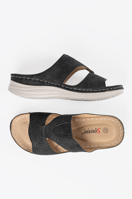 Mugavad sussid varustusega musta värv