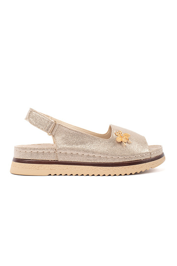 Kuldne platvormsandaalid...