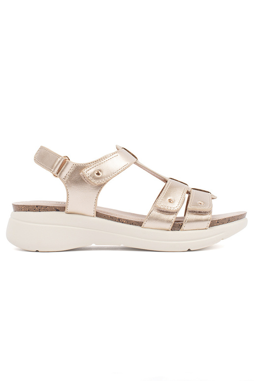 Mugavad sandaalid naistele kuldse värvi Mugavad sandaalid naistele kuldse värvi