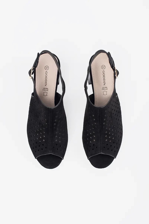 mustad sandaalid kontsadel nahast mustad sandaalid kontsadel nahast