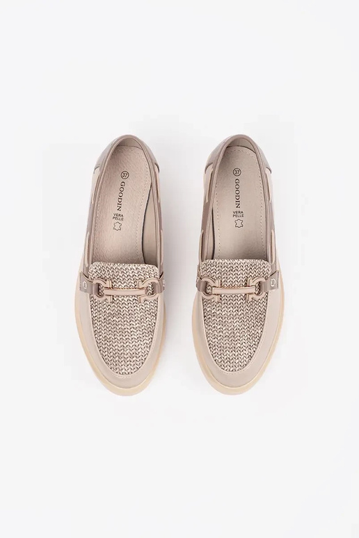 liivakarva mokasiinid nahast sisetallaga