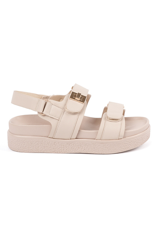 Beeži värvi elegantne platvormsandals