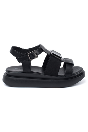 Must Nahk Elegantne Sandal...