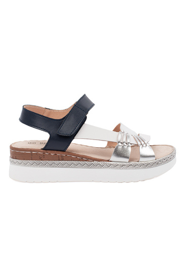 Valge-Sinine Sandal...