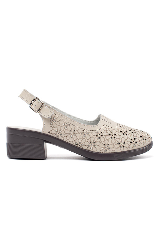 Liivakarva madala kontsaga sandaalid