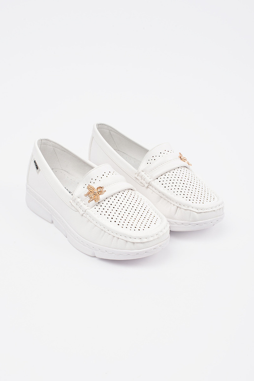 elevandiluust värvi aukudega mokasiinid