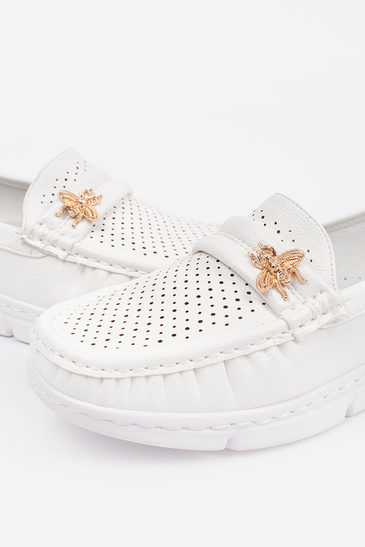 elevandiluust värvi aukudega mokasiinid