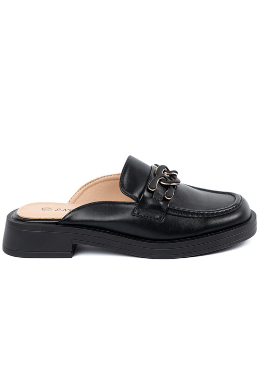 Mustad sussid kunstnahast madala...