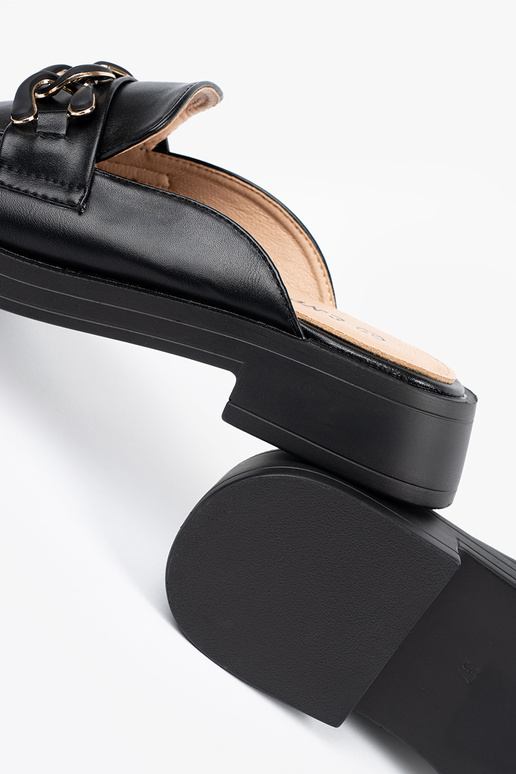 Mustad sussid kunstnahast madala...