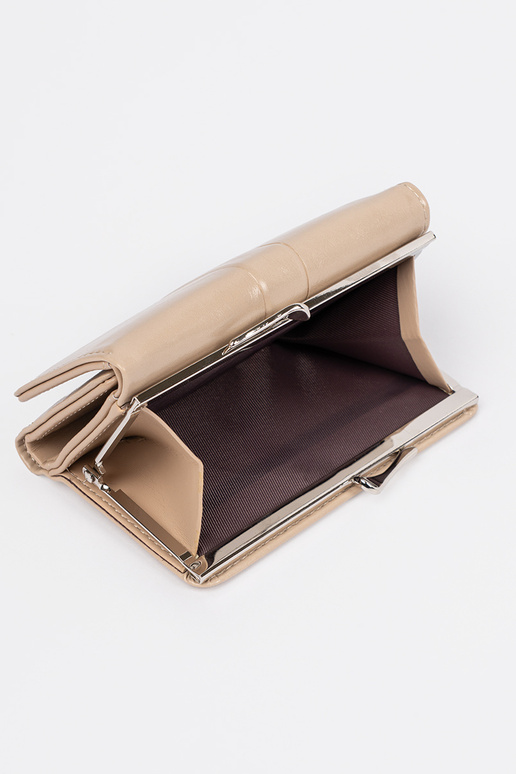 Liivavärvi naiste rahakott kunstnahast Liivavärvi naiste rahakott kunstnahast