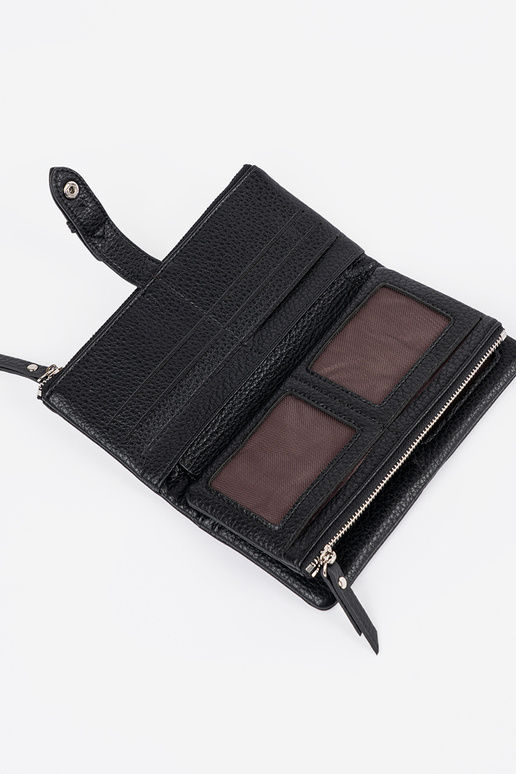 Must naiste rahakott eraldajatega Must naiste rahakott eraldajatega