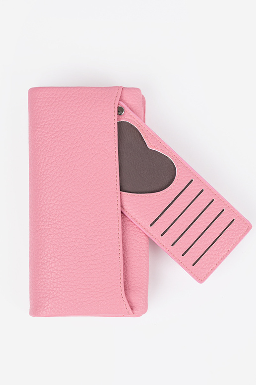 Suur roosade naiste rahakott Suur roosade naiste rahakott