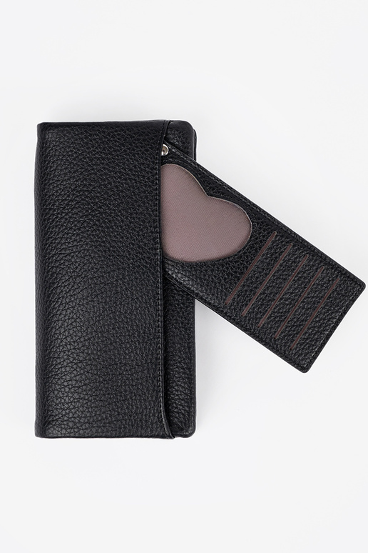 Suur musta värvi naiste rahakott Suur musta värvi naiste rahakott