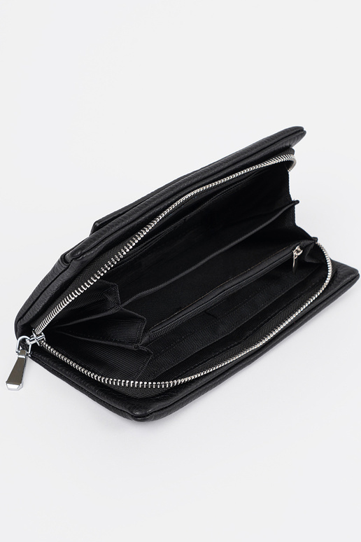 Suur musta värvi naiste rahakott Suur musta värvi naiste rahakott