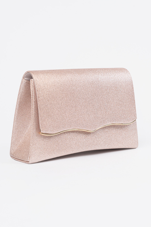 Roosa käekott ahelaga