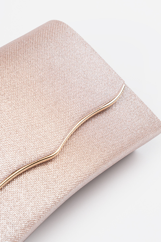 Roosa käekott ahelaga