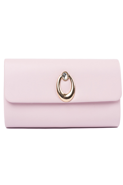 Roosa ümbrikukujuline käekott...