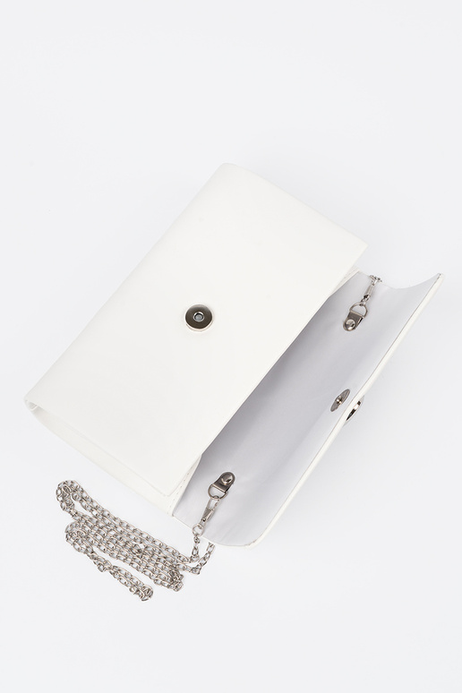 Valge ümbrikukujuline käekott...