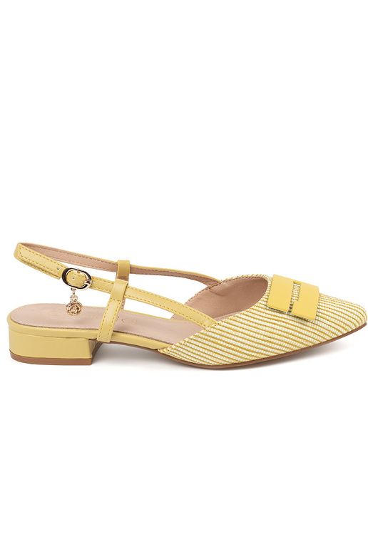 Naiste kollased avatud kontsaga...