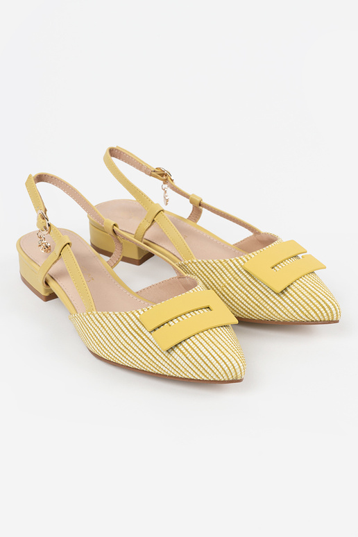 Naiste kollased avatud kontsaga...