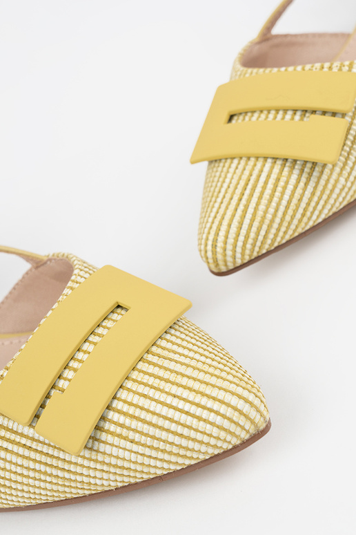 Naiste kollased avatud kontsaga...