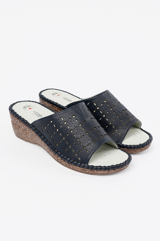 Naiste sussid platvormiga sinise värviga