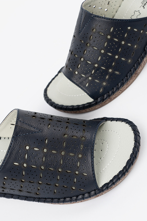 Naiste sussid platvormiga sinise värviga