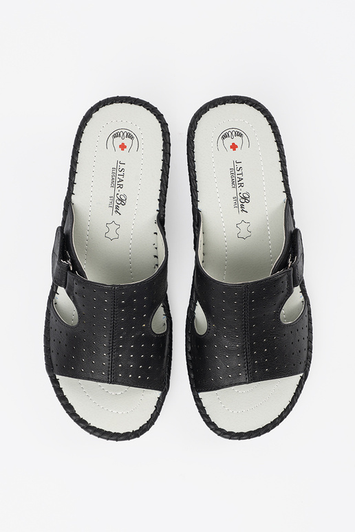 Sussid platvormiga lõikega musta värviga