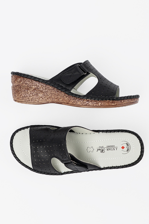 Sussid platvormiga lõikega musta värviga