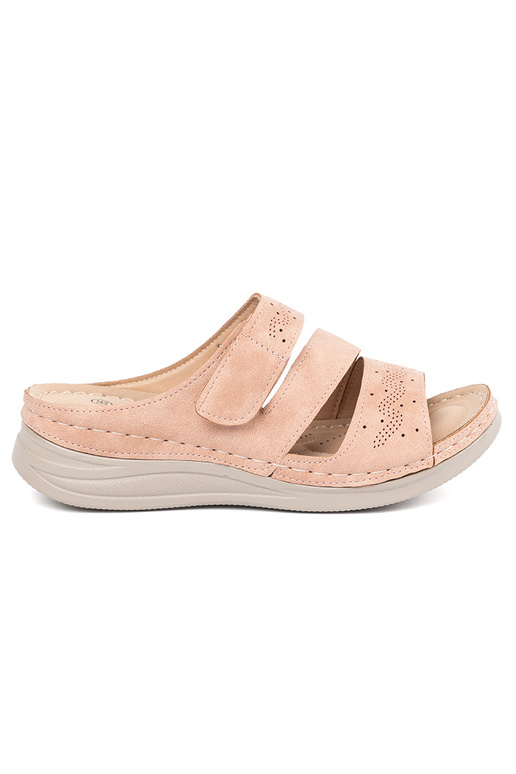 Madala platvormiga sandaalid roosa värvi