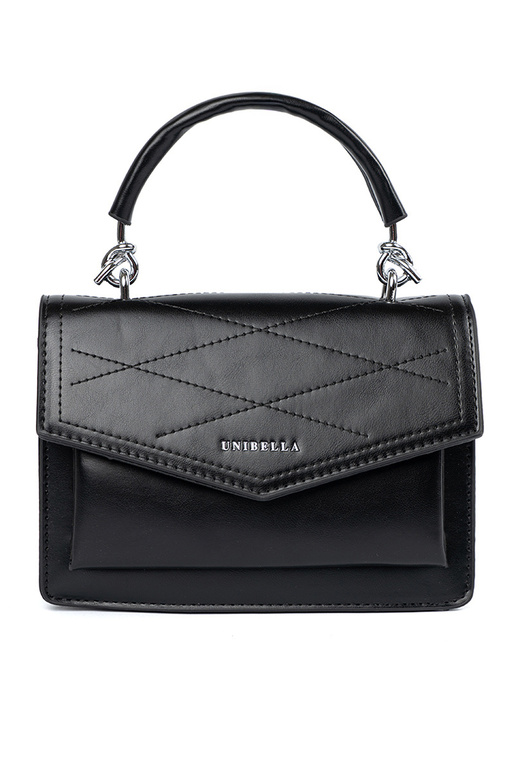 Must väikese elegantse käekotiga koos...