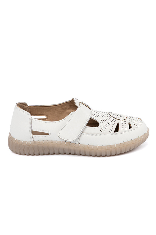 Pealiste saapad ažuurne Velcro valge...