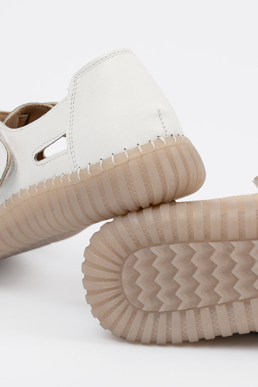 Pealiste saapad ažuurne Velcro valge...