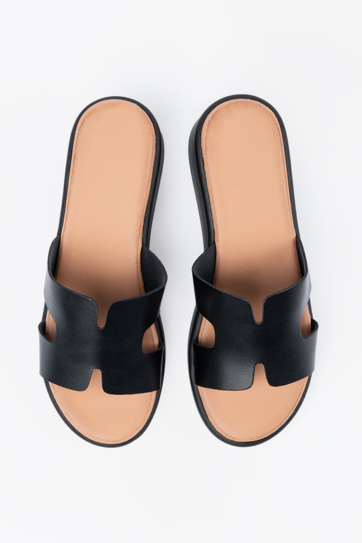 Mustad naiste plätud platvormiga Mustad naiste plätud platvormiga