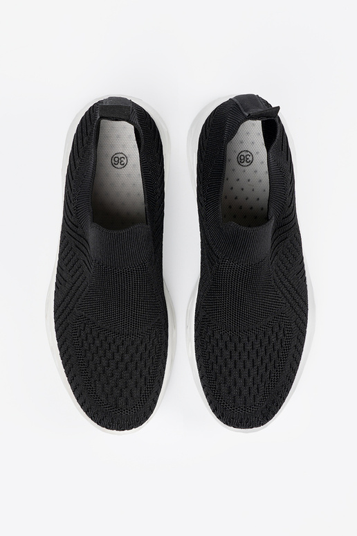 Mustad naiste spordijalatsid lukuga