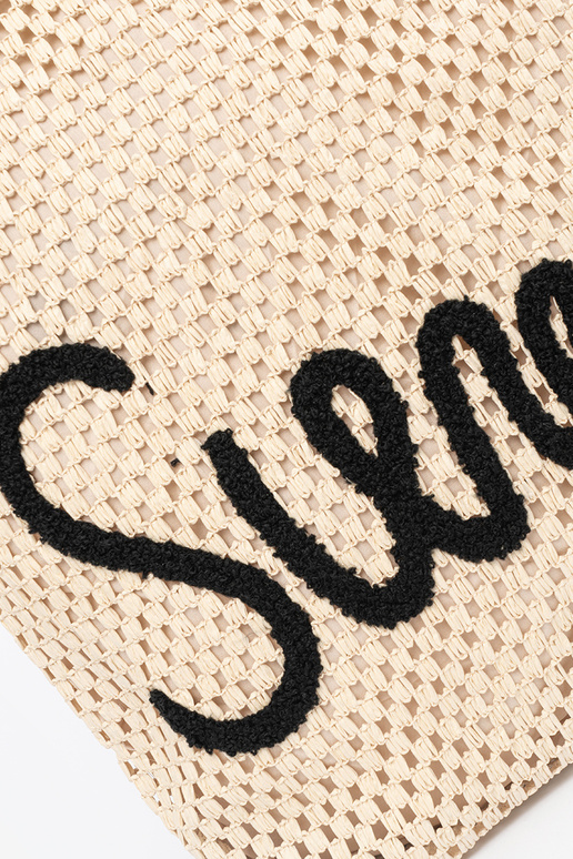 Erksad kreemja värvi rannakott