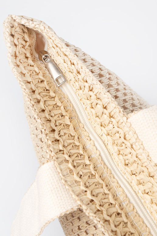 Erksad kreemja värvi rannakott