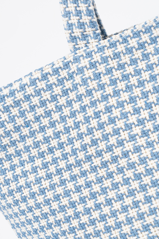 Rannakott/kott sinise-valge ruudulise...