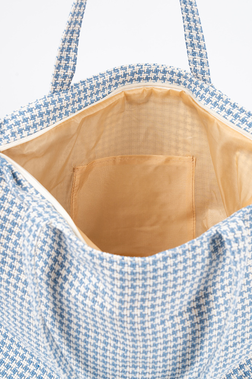 Rannakott/kott sinise-valge ruudulise...