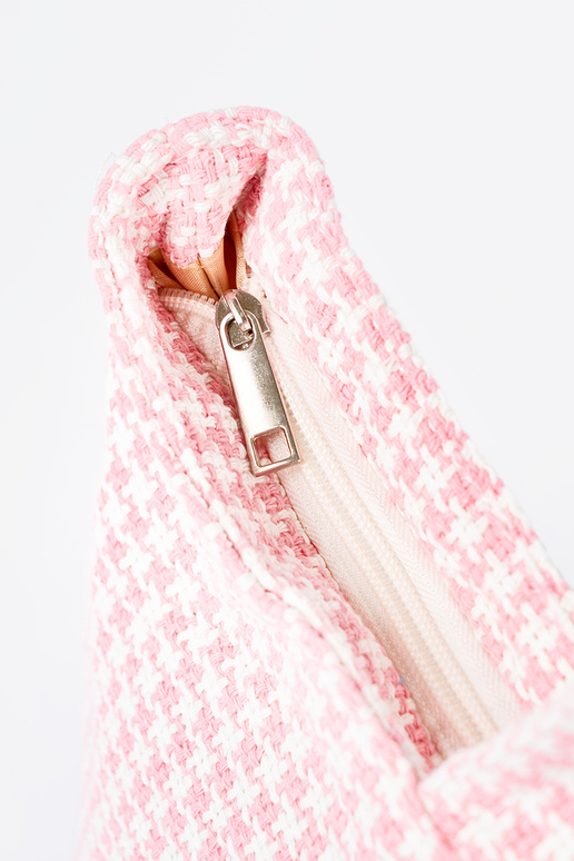 Rannakott/kott roosa-valge ruudulise...