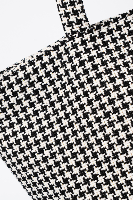 Rannakott/kott musta-valge ruudulise...