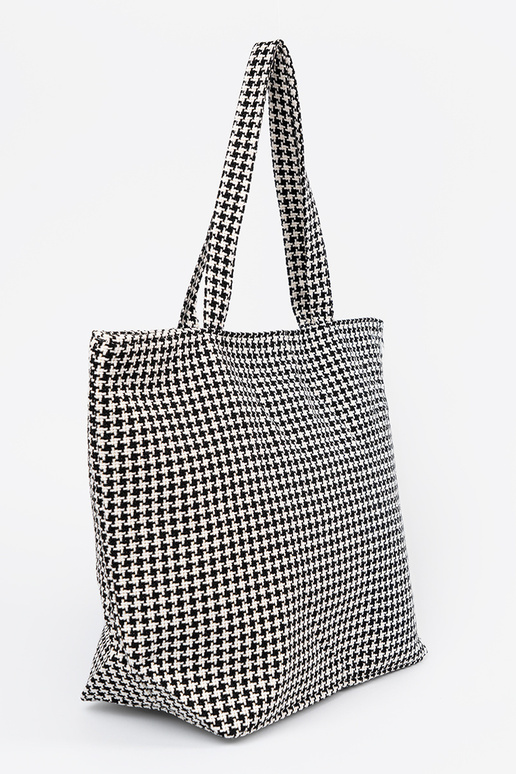 Rannakott/kott musta-valge ruudulise...